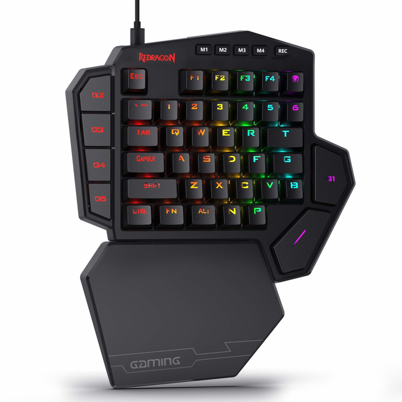 Gaming Keyboard 1 Hand - Redragon K585 DITI jednoręczna mechaniczna klawiatura