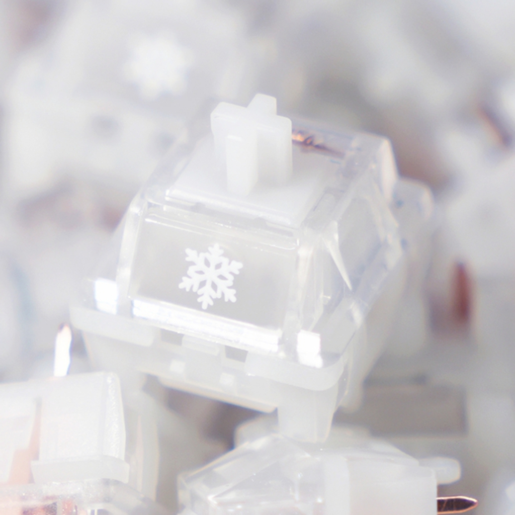 Gaming Keyboard Types - HMX Snowflake Linear Switch 5-pinowy przełącznik