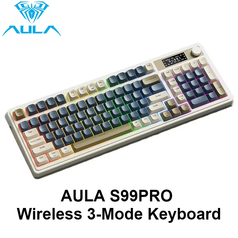 Gaming Keyboard That Is Quiet - AULA S99 Pro Trójtrybowa Klawiatura Gamingowa