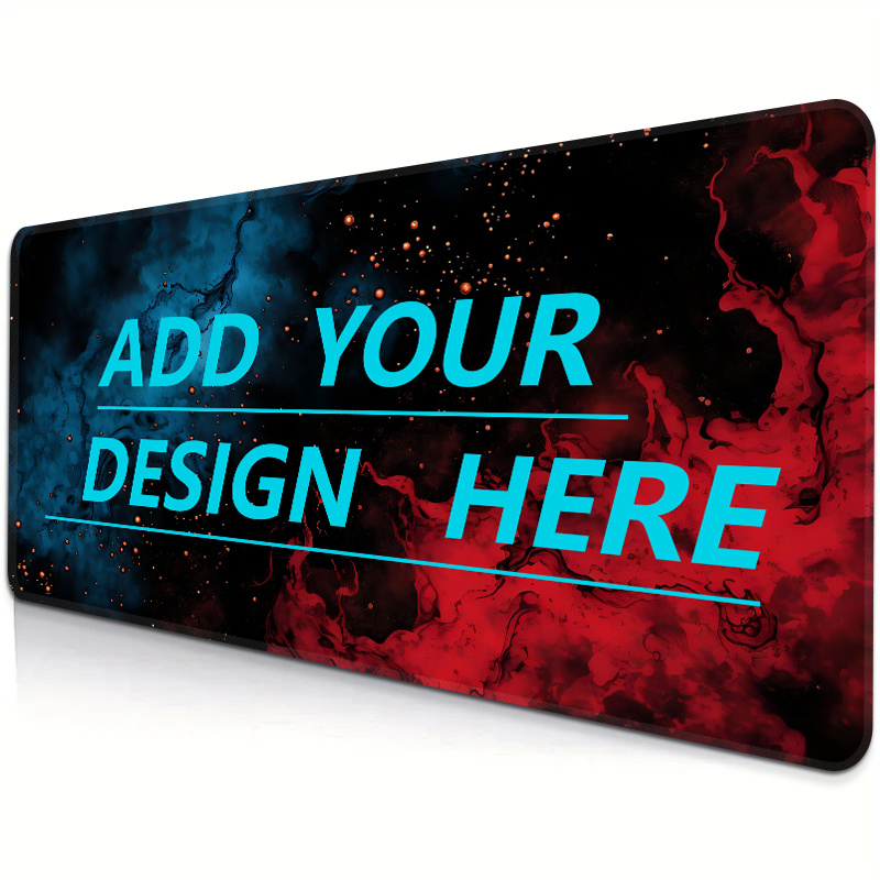 Gaming Keyboard And Mouse Pad - Duża, personalizowana podkładka na biurko, do