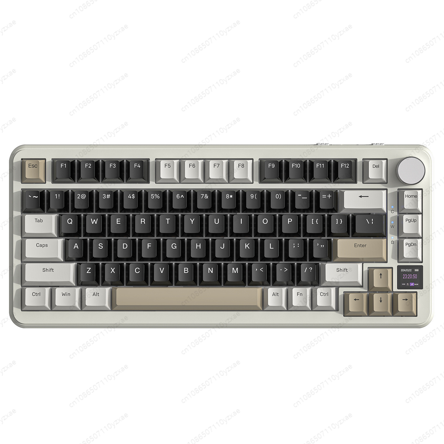 Gaming Keyboard Affordable - Nowa klawiatura mechaniczna AL66 2024, aluminiowa,