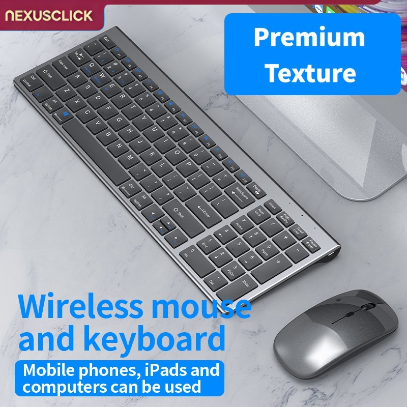 Gaming Keyboard That Is Quiet - Bezprzewodowy zestaw klawiatura i mysz NexusClick