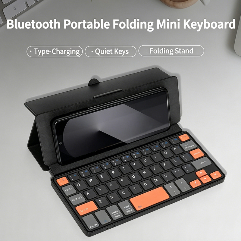 Gaming Keyboard Mobile - Składana klawiatura z touchpadem, kompaktowa klawiatura