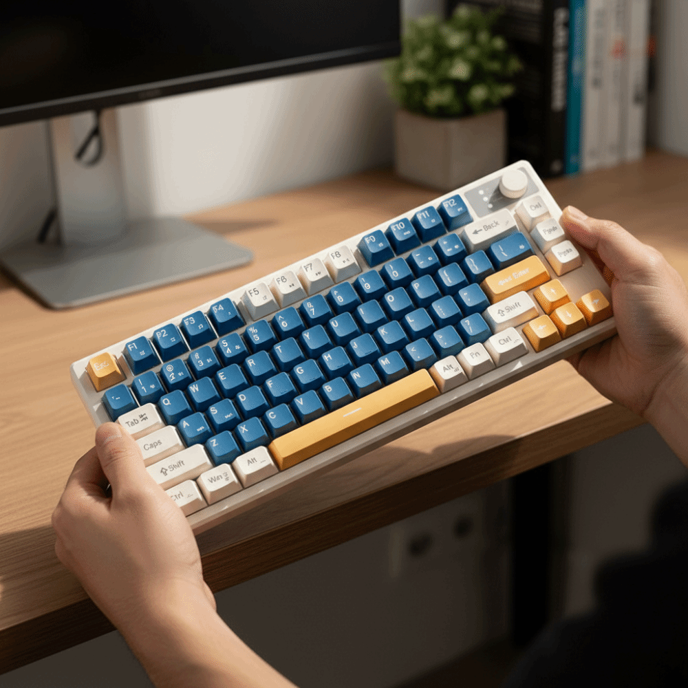 Gaming Keyboard That Is Quiet - Przewodowa klawiatura mechaniczna do gier, kompaktowa
