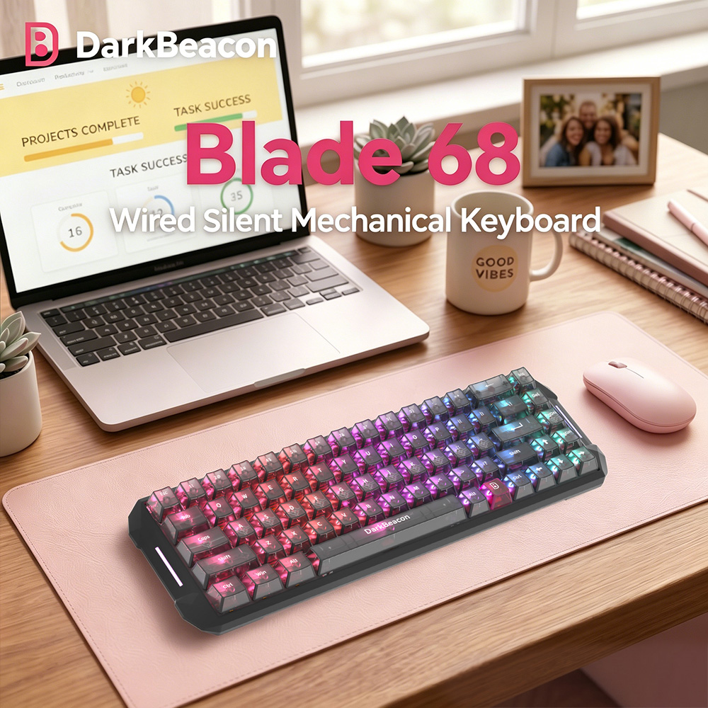 Klawiatura mechaniczna DarkBea – Gaming Keyboard That Is Quiet recenzja i cena