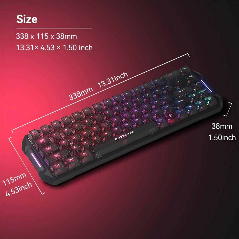 Klawiatura mechaniczna DarkBea – Gaming Keyboard That Is Quiet recenzja i cena