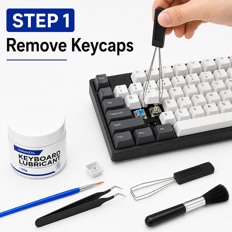 Zestaw smarów do klawiatury MI – Gaming Keyboard That Is Quiet recenzja i cena