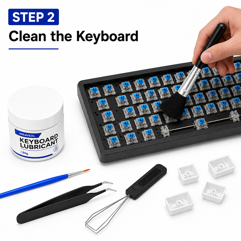 Zestaw smarów do klawiatury MI – Gaming Keyboard That Is Quiet recenzja i cena