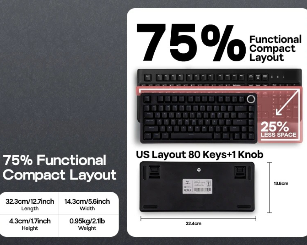 Klawiatura gamingowa przewodow – Gaming Keyboard Hot Swappable recenzja i cena