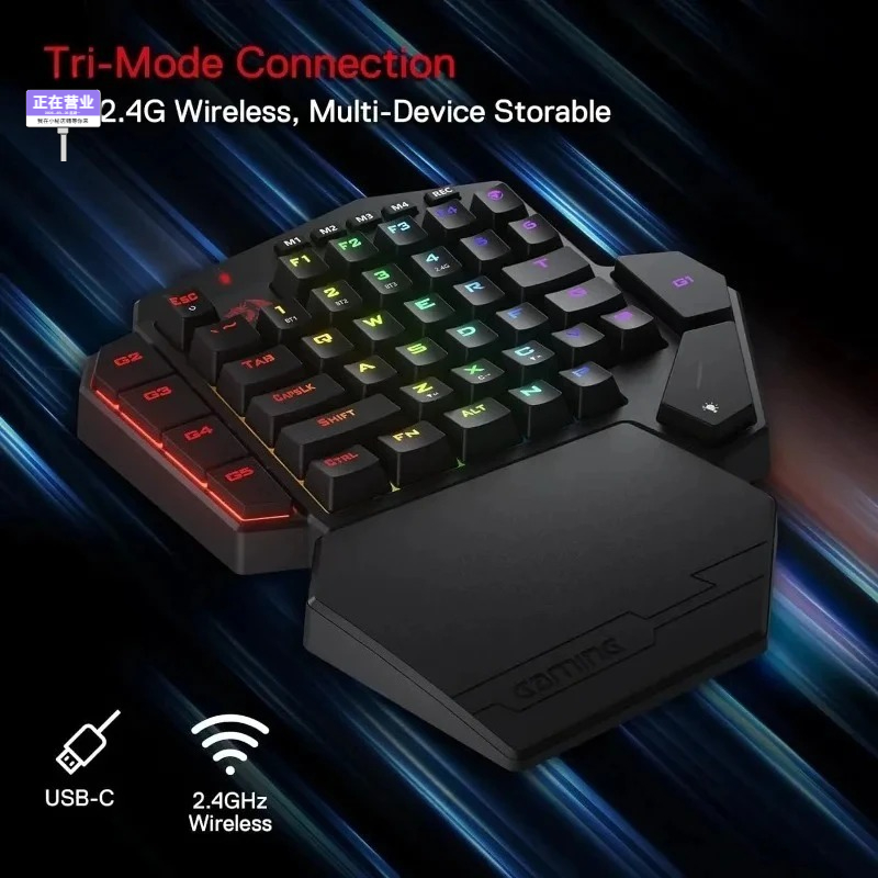 Nowa bezprzewodowa, jednoręczn – Gaming Keyboard 1 Hand recenzja i cena