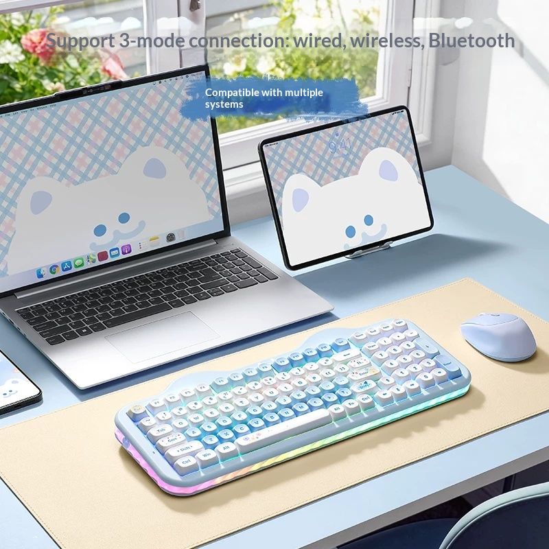 Klawiatura YUNZII C98 Tri-mode – Gaming Keyboard That Is Quiet recenzja i cena
