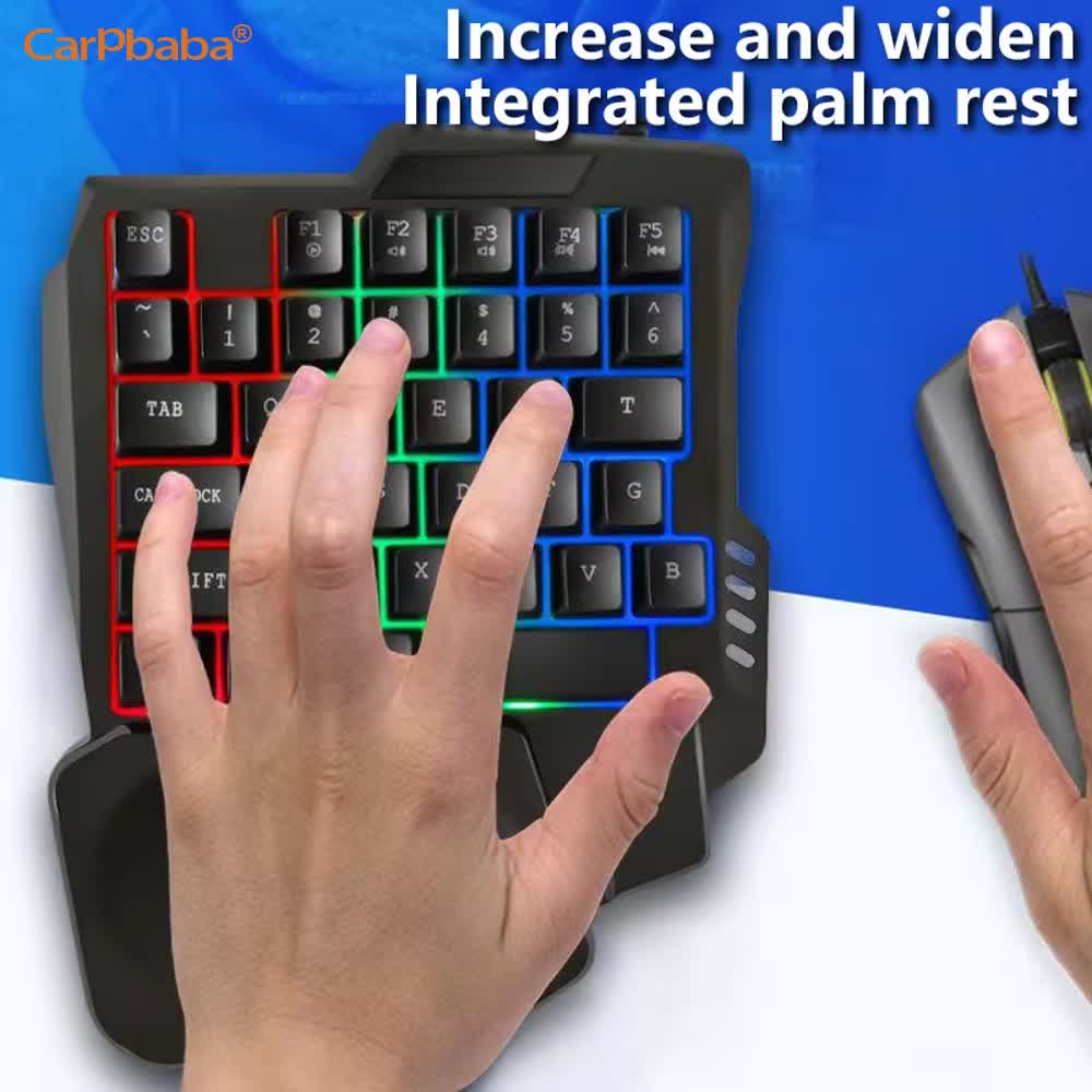 Zestaw do gier obsługiwany jed – Gaming Keyboard 1 Hand recenzja i cena