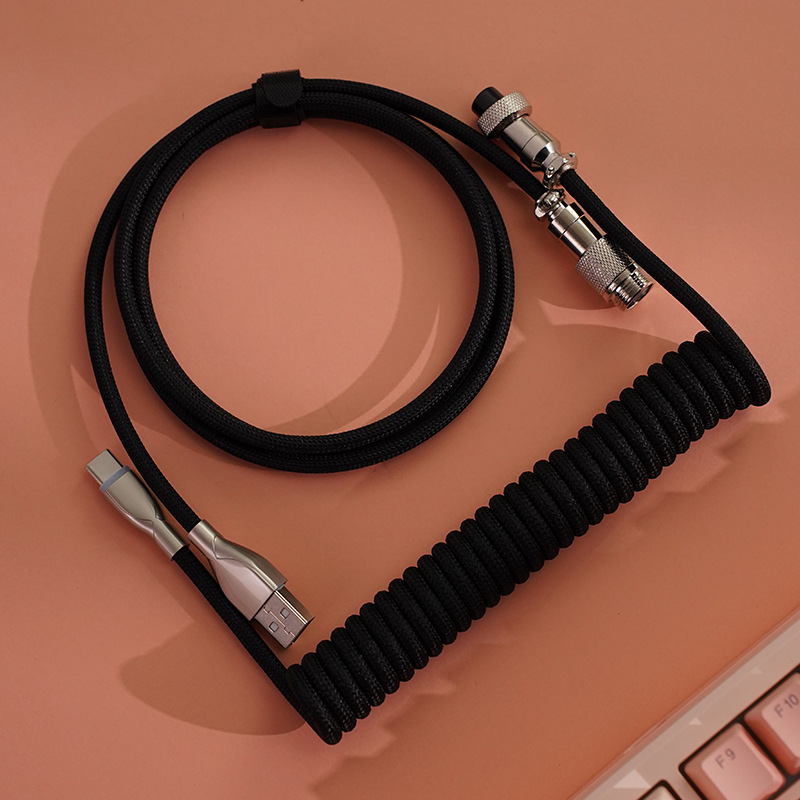 Kabel spiralny USB typu C do m – Gaming Keyboard Types recenzja i cena