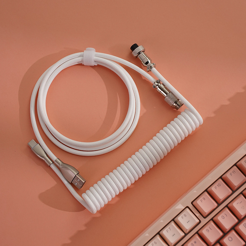 Kabel spiralny USB typu C do m – Gaming Keyboard Types recenzja i cena