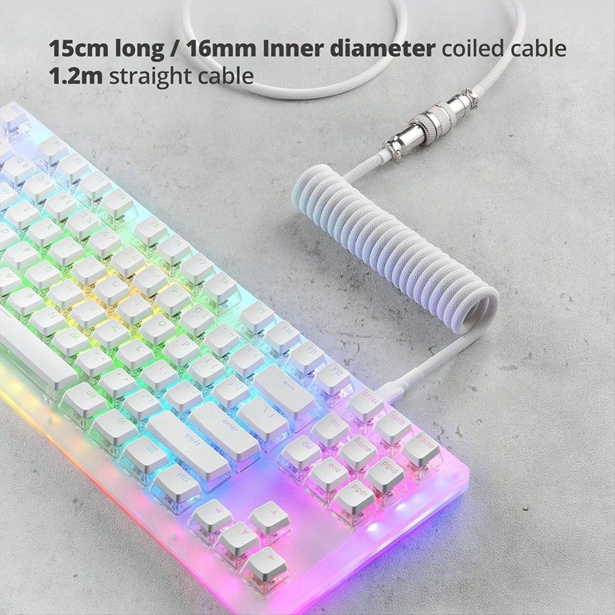 Kabel USB Type-C AAAE do klawi – Gaming Keyboard Types recenzja i cena