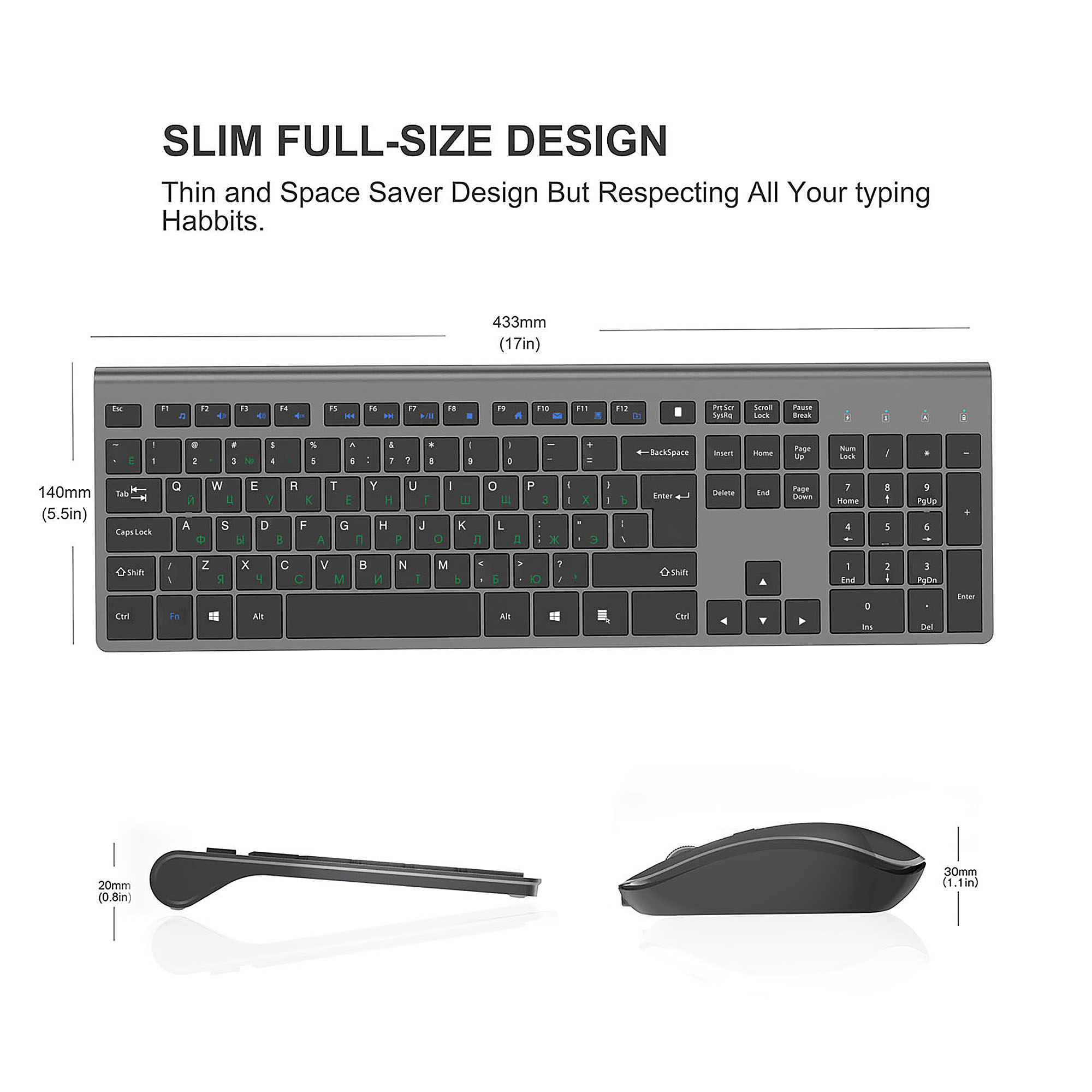 2.4G – bezprzewodowy zestaw kl – Gaming Keyboard Mouse Wireless recenzja i cena