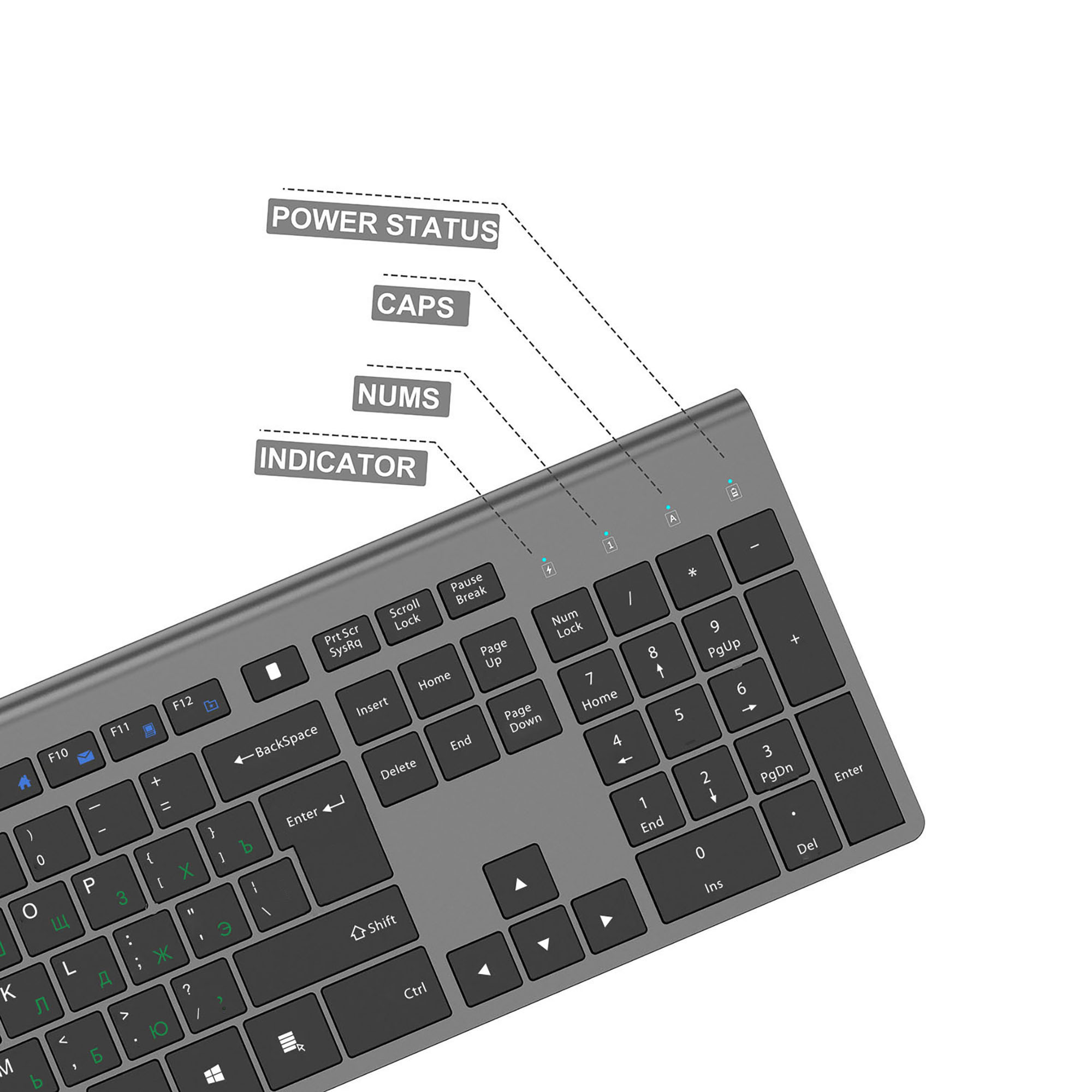 2.4G – bezprzewodowy zestaw kl – Gaming Keyboard Mouse Wireless recenzja i cena