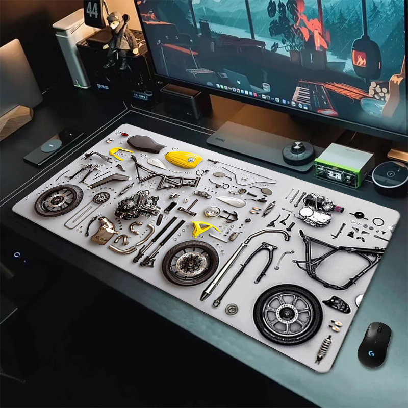 Diagram demontażu Gumowa podkł – Gaming Keyboard And Mouse Pad recenzja i cena