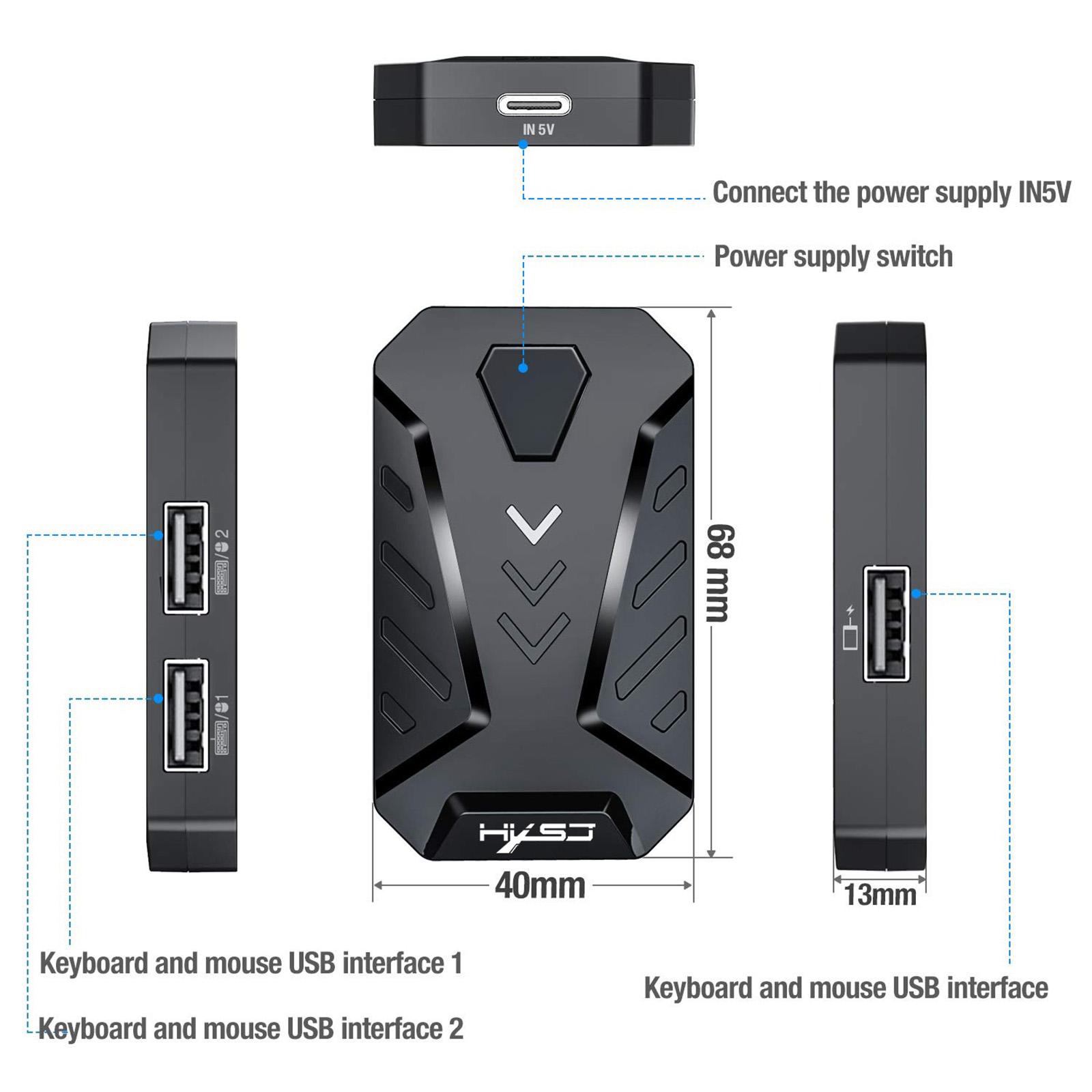 Konwerter klawiatury i myszy d – Gaming Keyboard And Mouse Mobile recenzja i cena