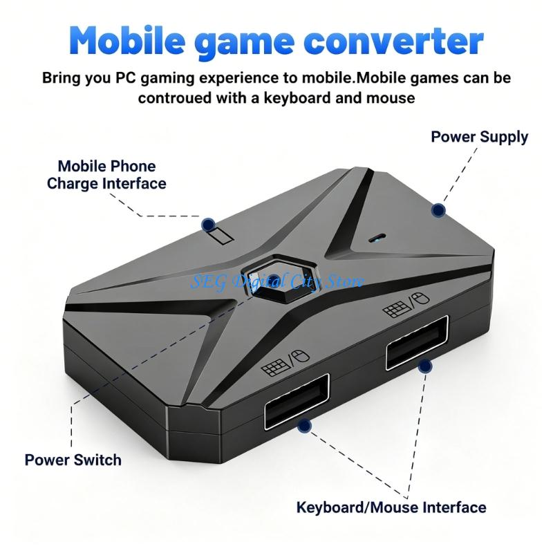 U75B Adapter do gier mobilnych – Gaming Keyboard And Mouse Mobile recenzja i cena